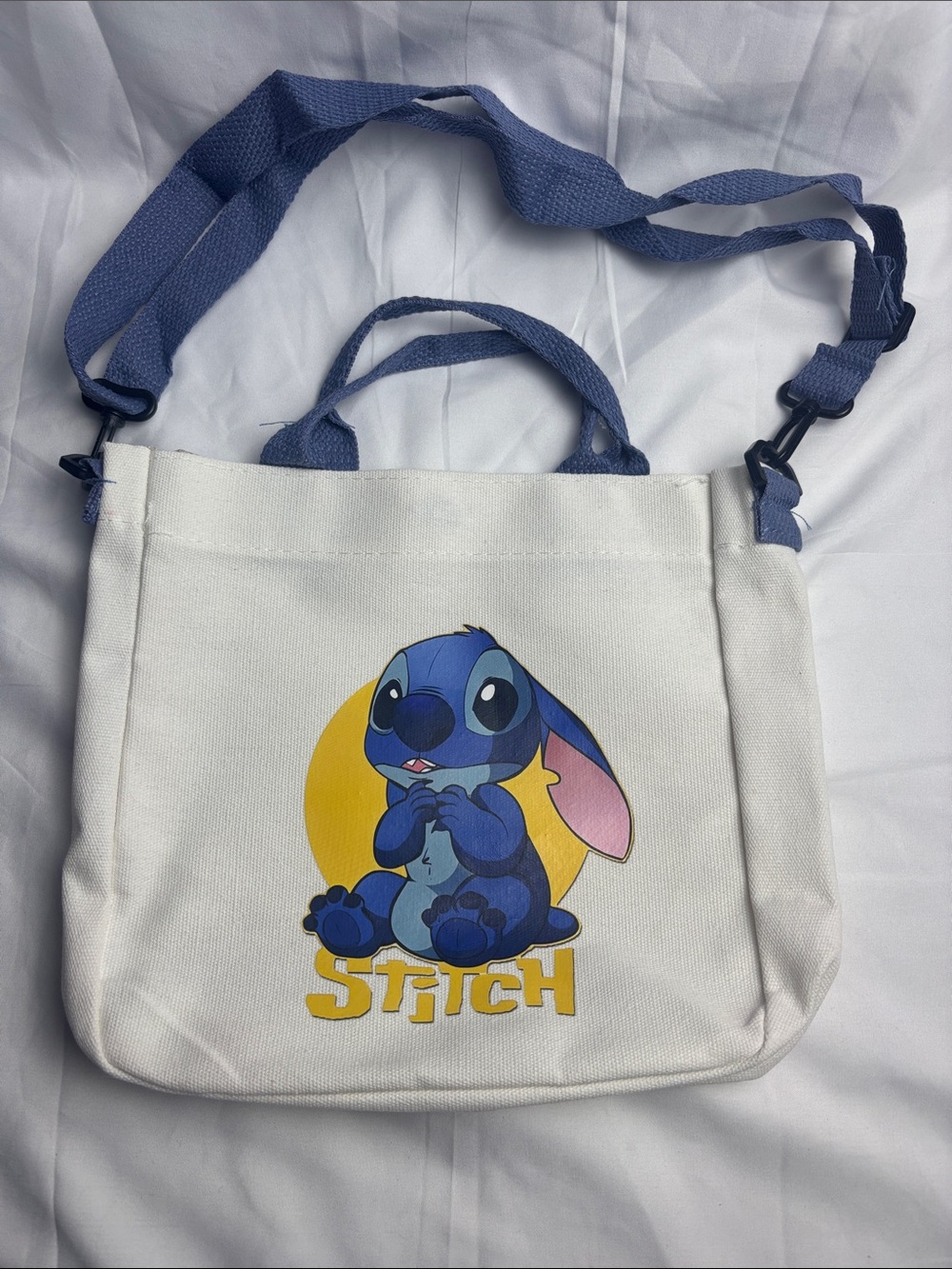 BNWOT Stitch Kids Canvas Both Crossbody & Hand Bag 9x11”